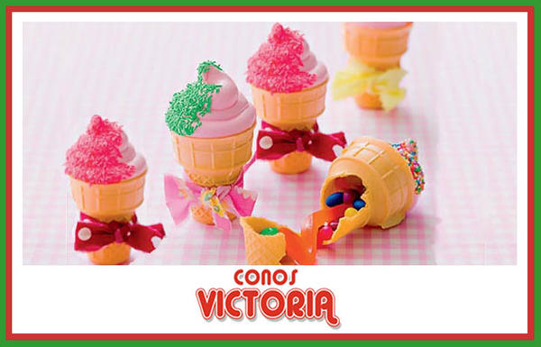 CONOS VICTORIA CON MARSHMALLOWS